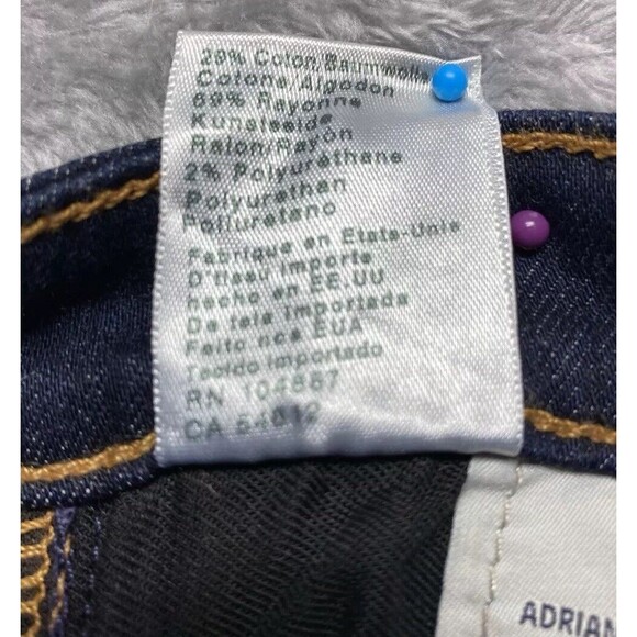 AG Adriano Goldschmied The Prima Mid-Rise Cigarette Leg Women’s Size 24R - Picture 10 of 10